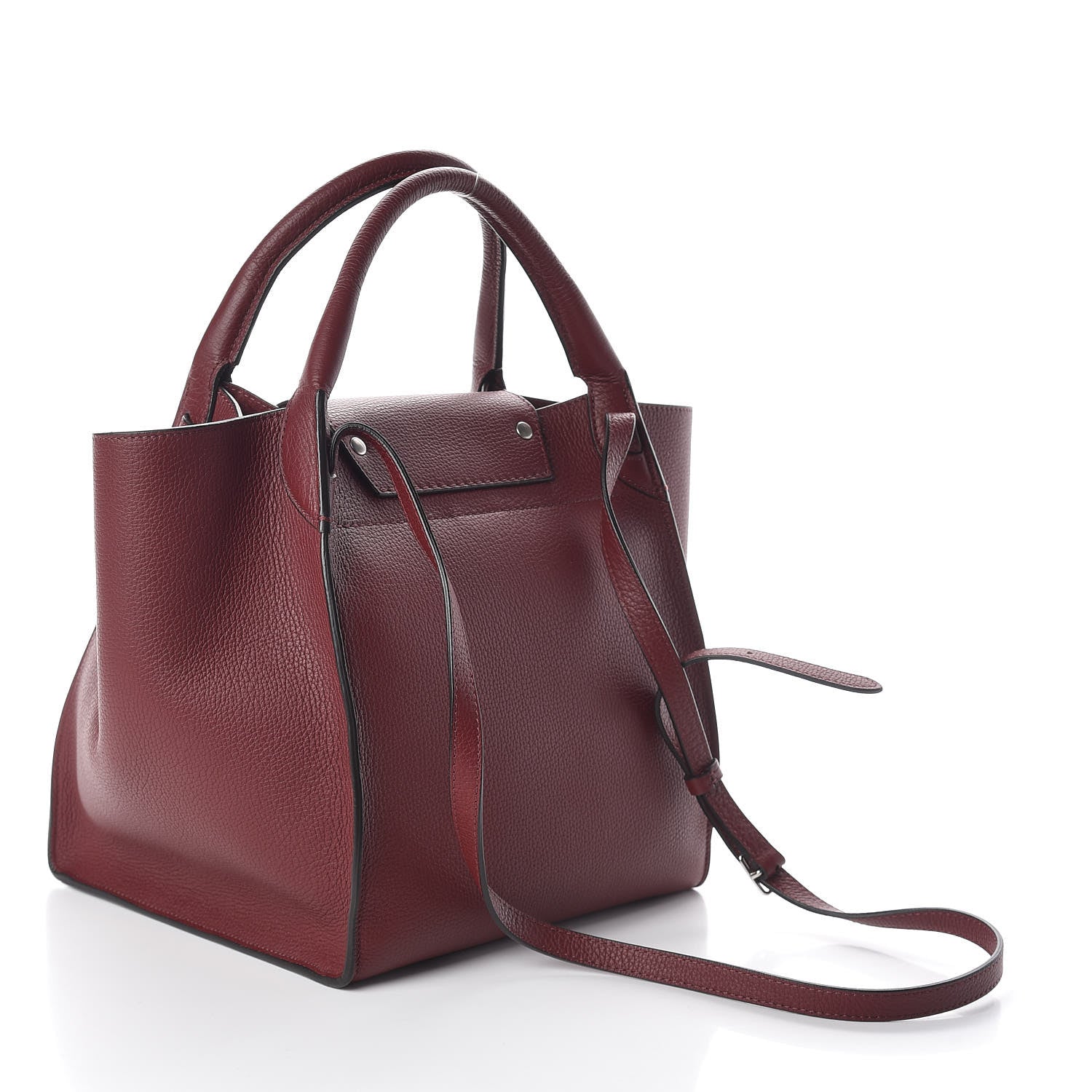 Celine Supple Grained Calfskin Small Big Bag Wine 3 of 9