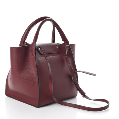 Celine Supple Grained Calfskin Small Big Bag Wine 3 of 9