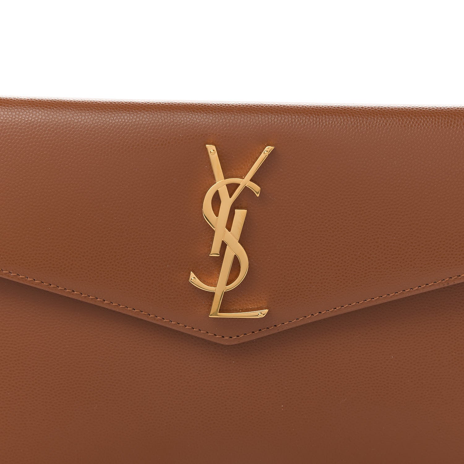 Saint Laurent Grain De Poudre Uptown Pouch Brick 8 of 8