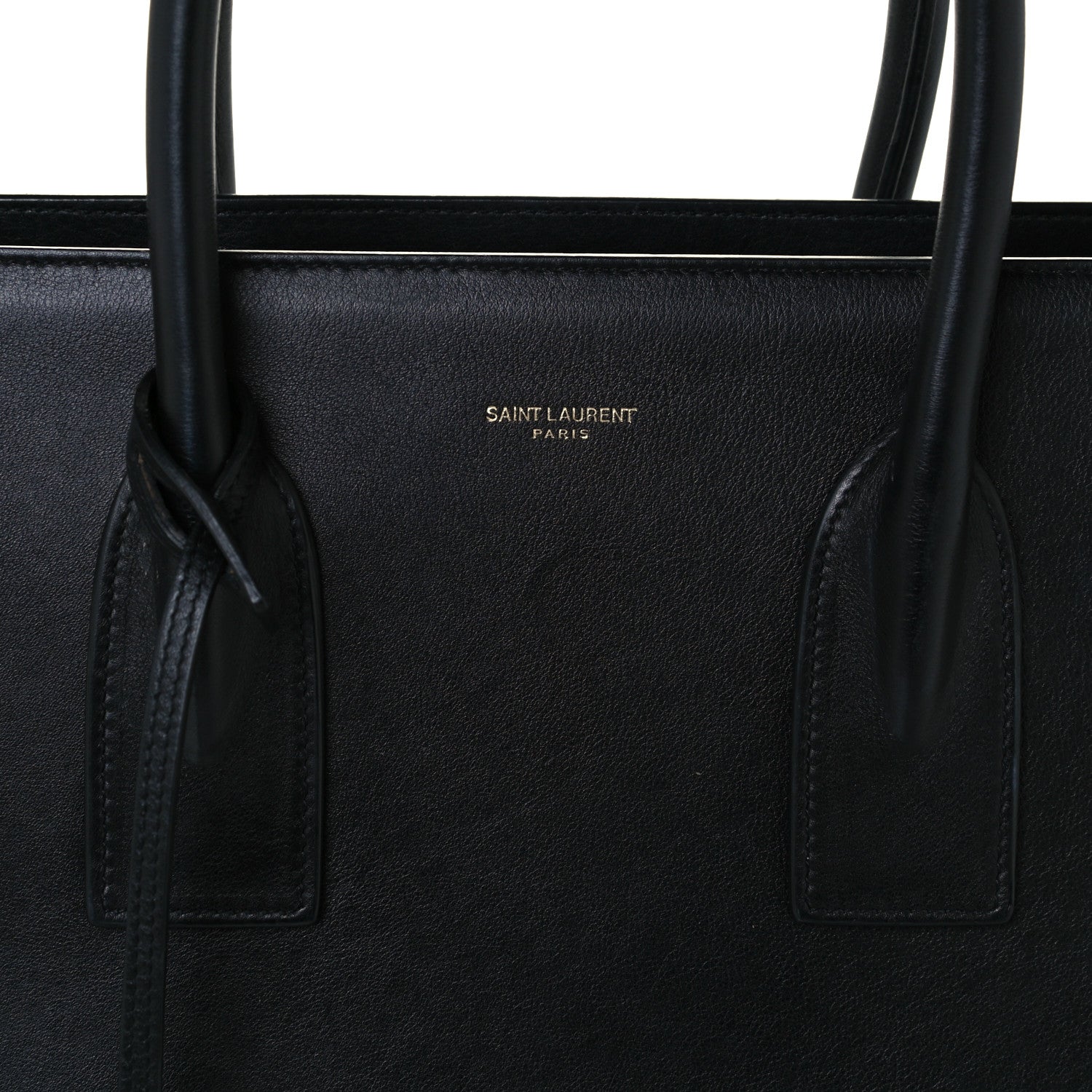 Saint Laurent Calfskin Large Sac De Jour Carryall Black 6 of 12