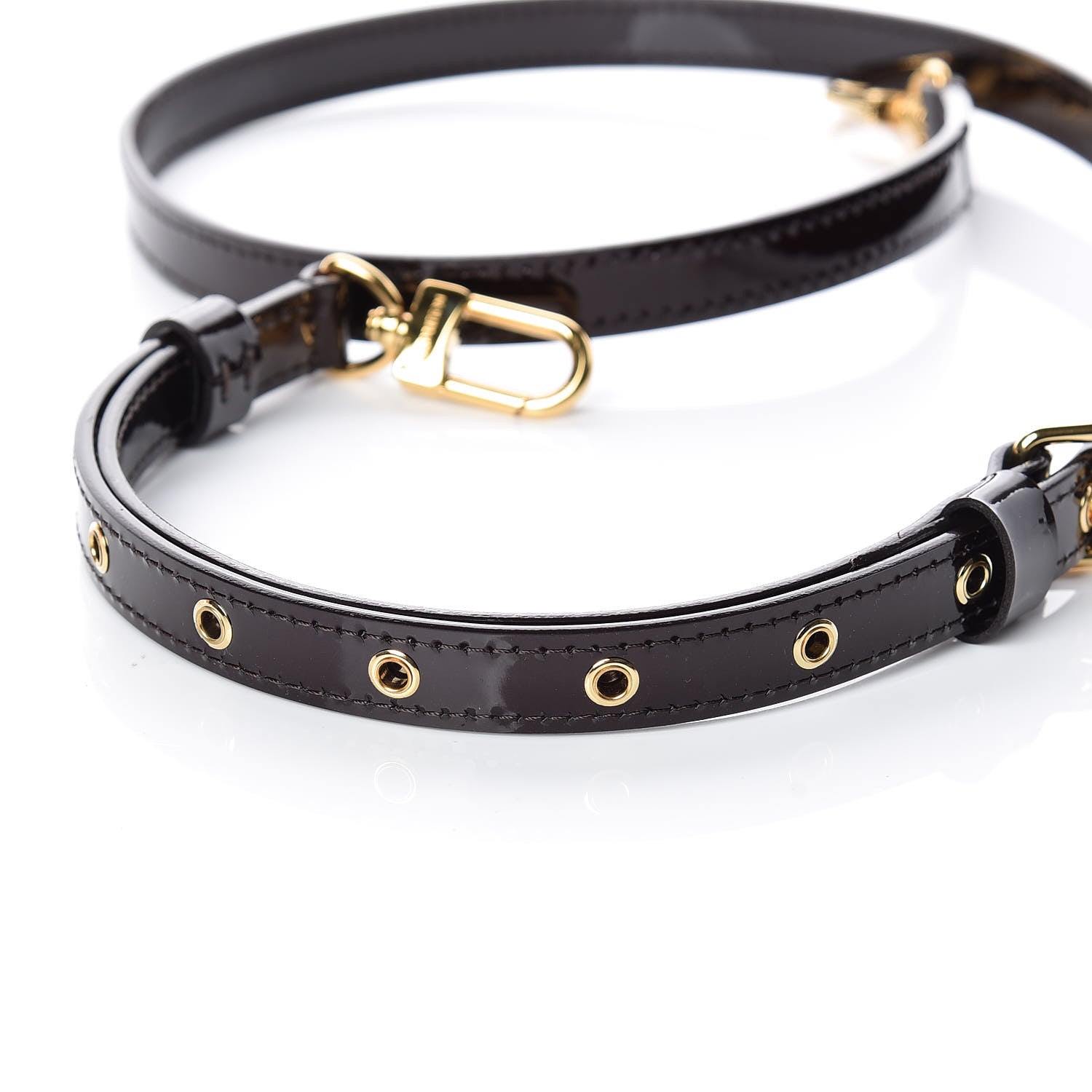 Louis Vuitton Patent 16mm Adjustable Shoulder Strap Amarante 4 of 6