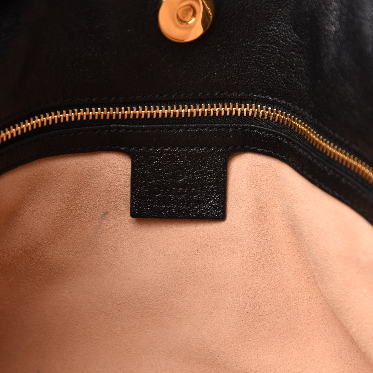 Gucci Sakai Calfskin Horsebit 1955 Cinch Top Messenger Bag Black 8 of 12