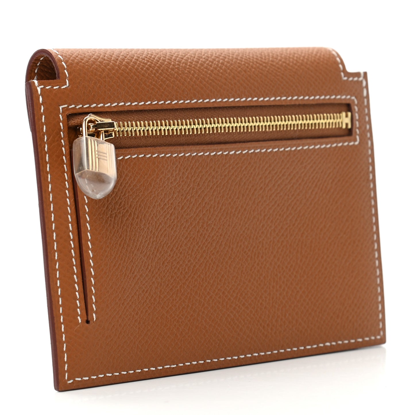 Epsom Kelly Pocket Compact Wallet Gold