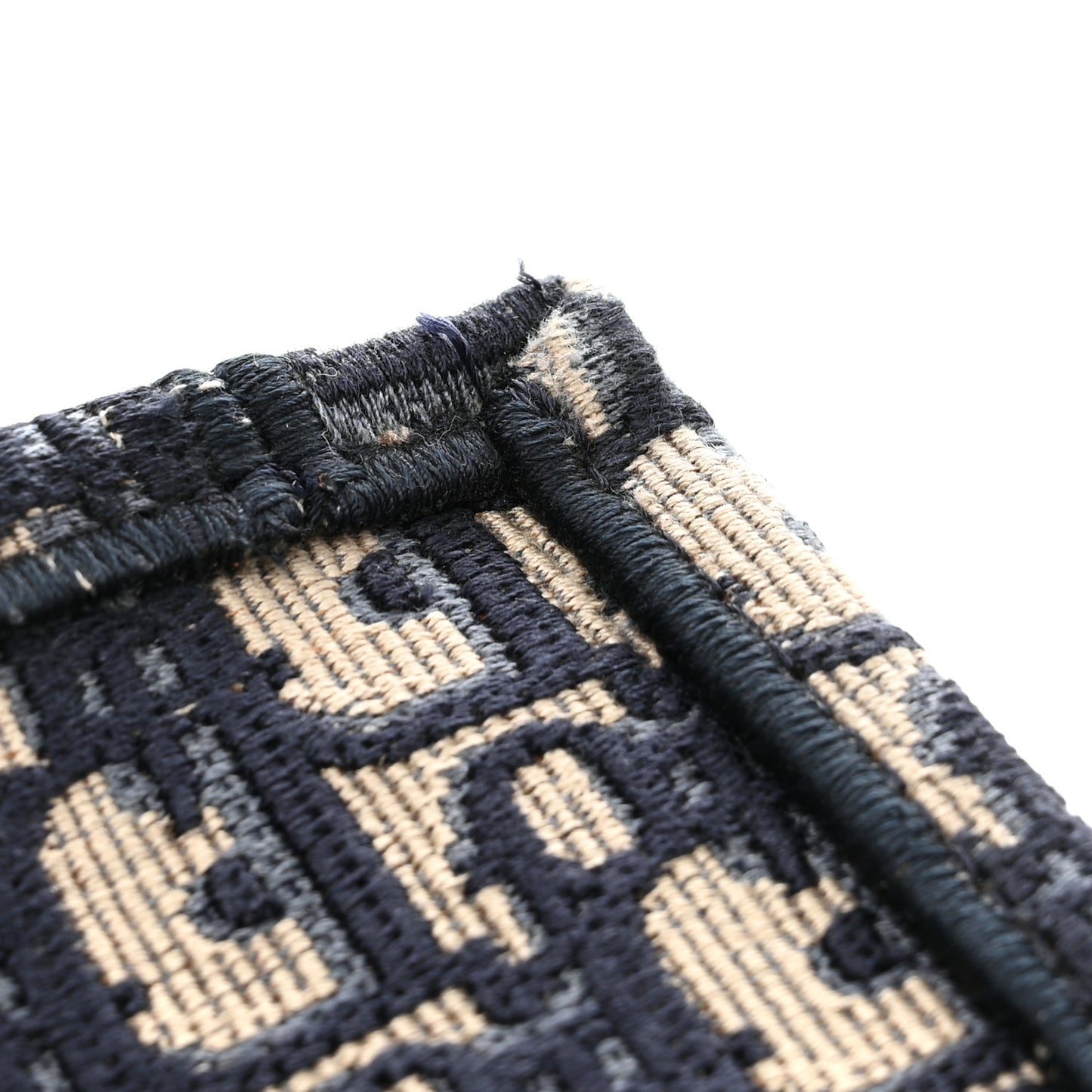 Oblique Book Tote Blue Multicolor