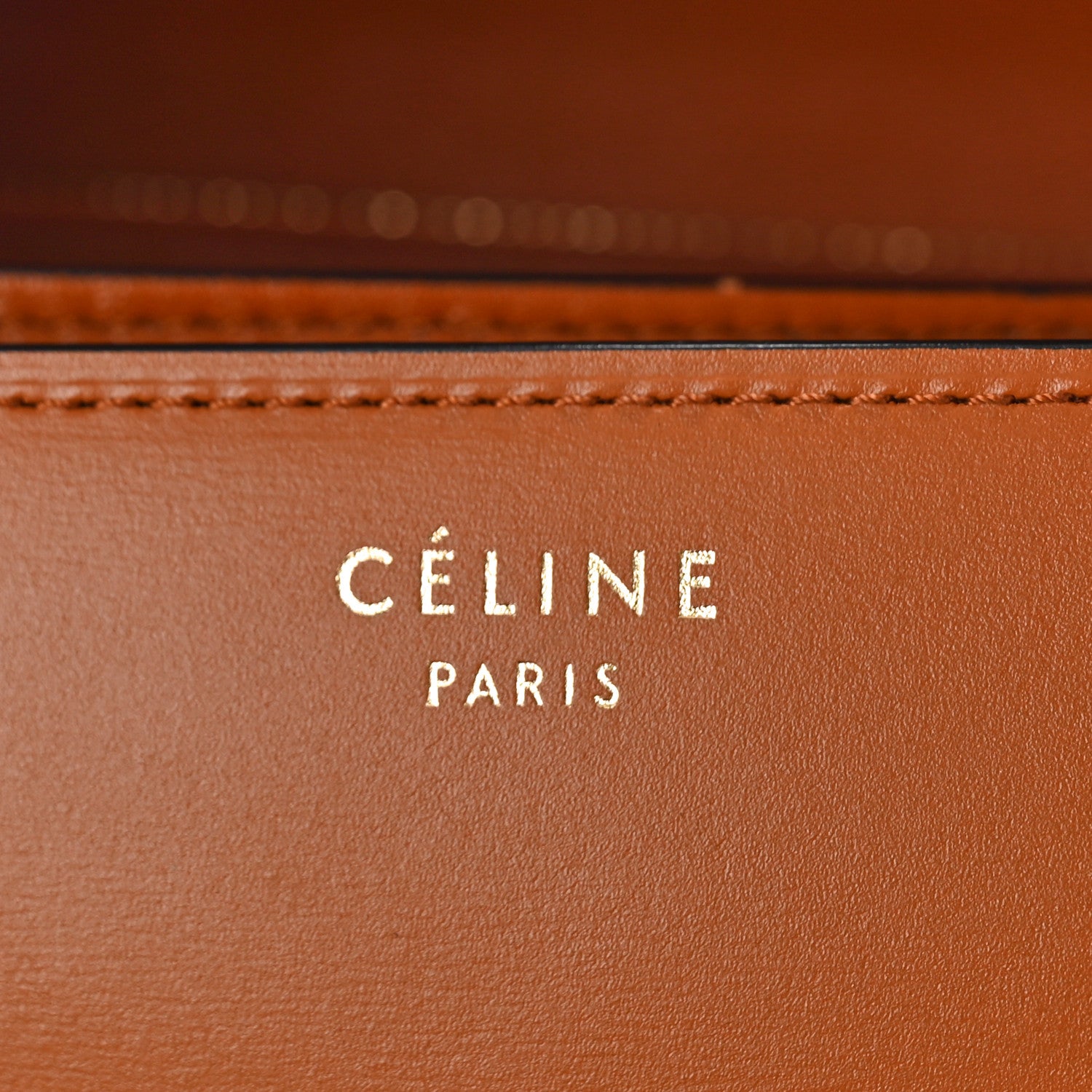 Celine Box Calfskin Medium Classic Box Flap Bag Tawny 6 of 9