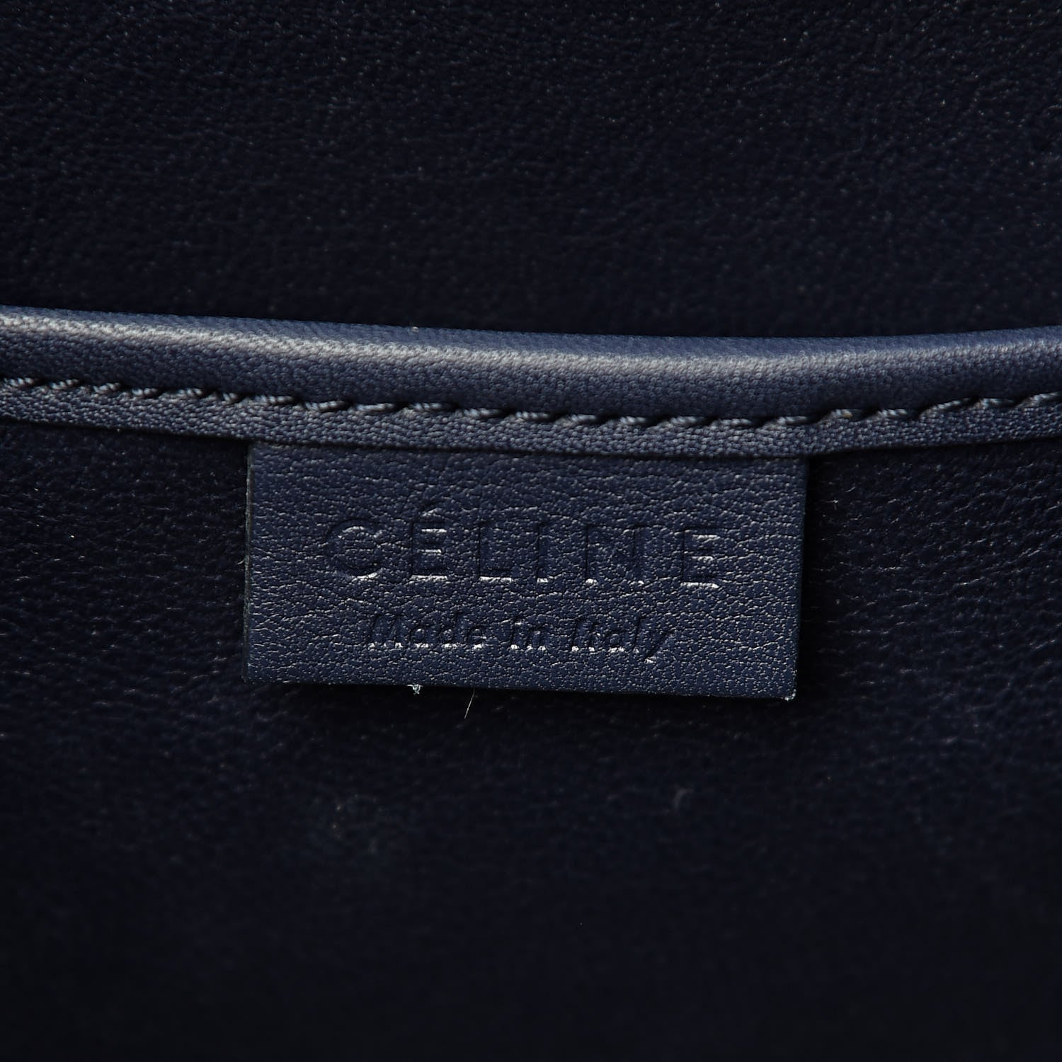 Celine Smooth Calfskin Nano Luggage Ink 6 of 13