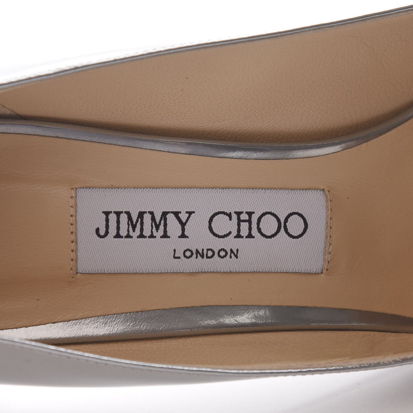 Metallic Mirror Calfskin Romy 85 Pumps 37 Silver