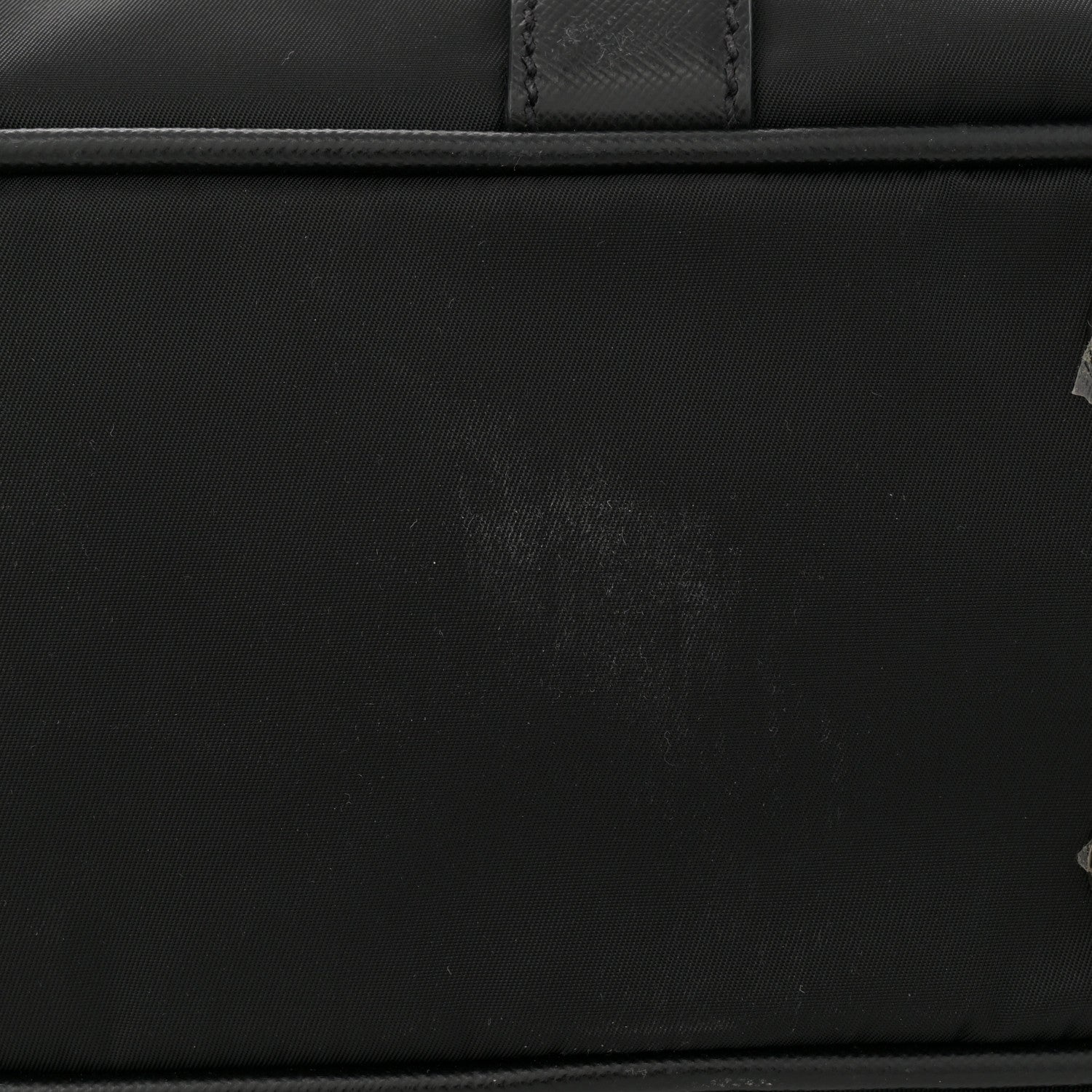 Prada Tessuto Nylon Saffiano Metal Triangle Logo Work Bag Black 14 of 14