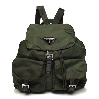 Prada Nylon Vela Medium Backpack Green 1 of 12