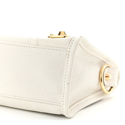 Balenciaga Chevre Gold Metallic Edge Hardware Mini City White 11 of 13