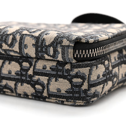 Christian Dior Oblique Pouch Beige Black 12 of 12