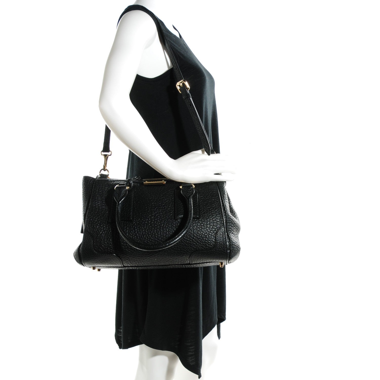 Burberry Heritage Grain Leather Small Gladstone Black 4 of 8