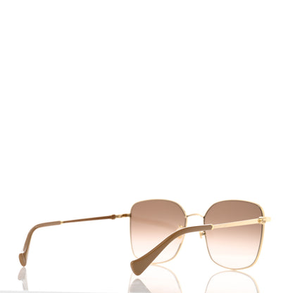 Gucci Square Frame GG1146SK Sunglasses Gold 4 of 8