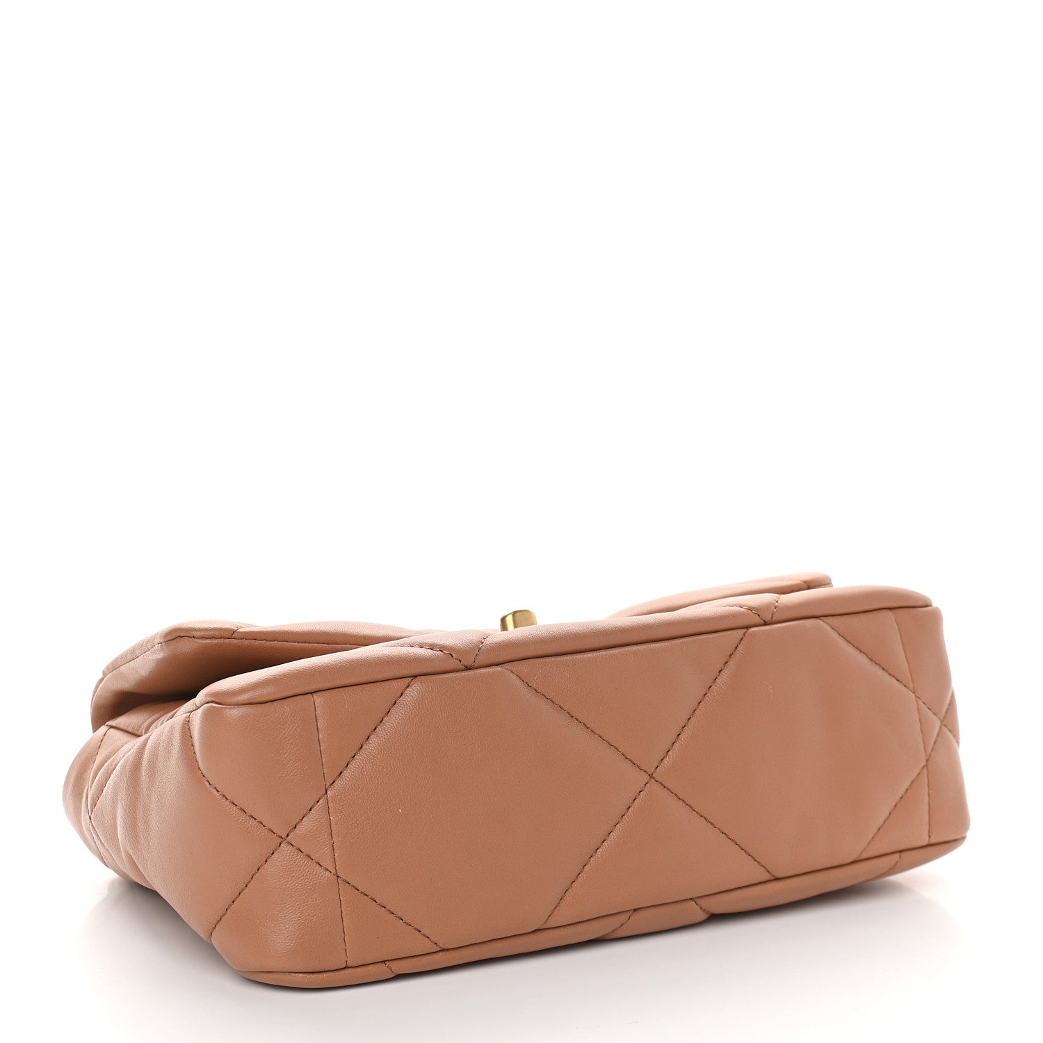 Chanel Lambskin Quilted Medium Chanel 19 Flap Brown 4 of 9