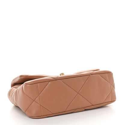 Chanel Lambskin Quilted Medium Chanel 19 Flap Brown 4 of 9