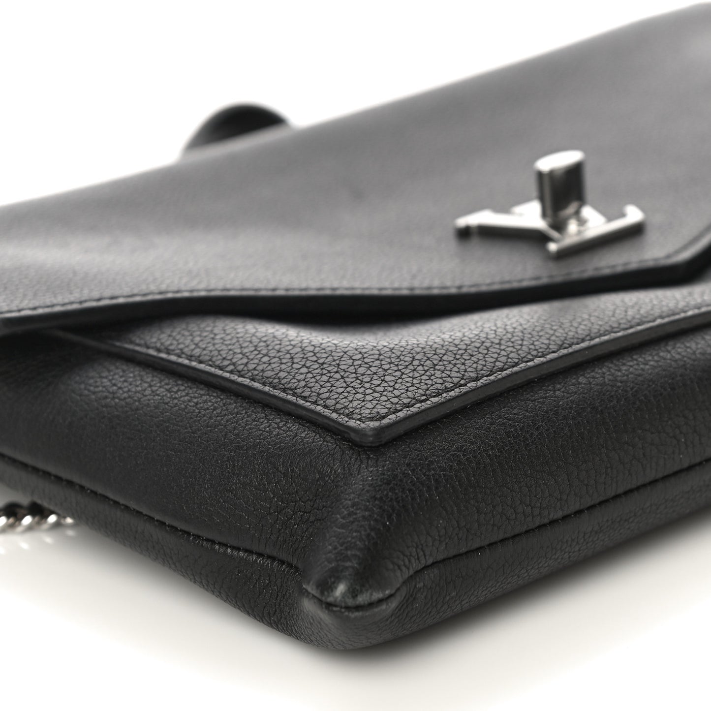 Soft Calfskin My Lockme Pochette Black