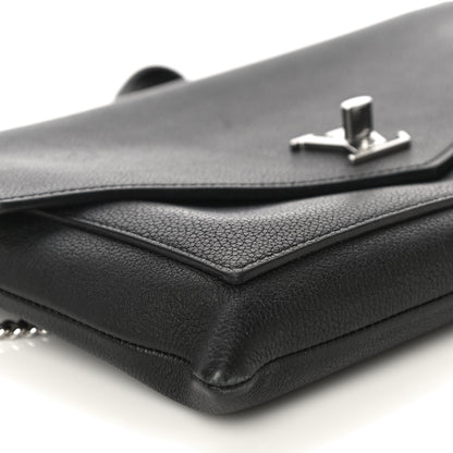 Louis Vuitton Soft Calfskin My Lockme Pochette Black 8 of 14