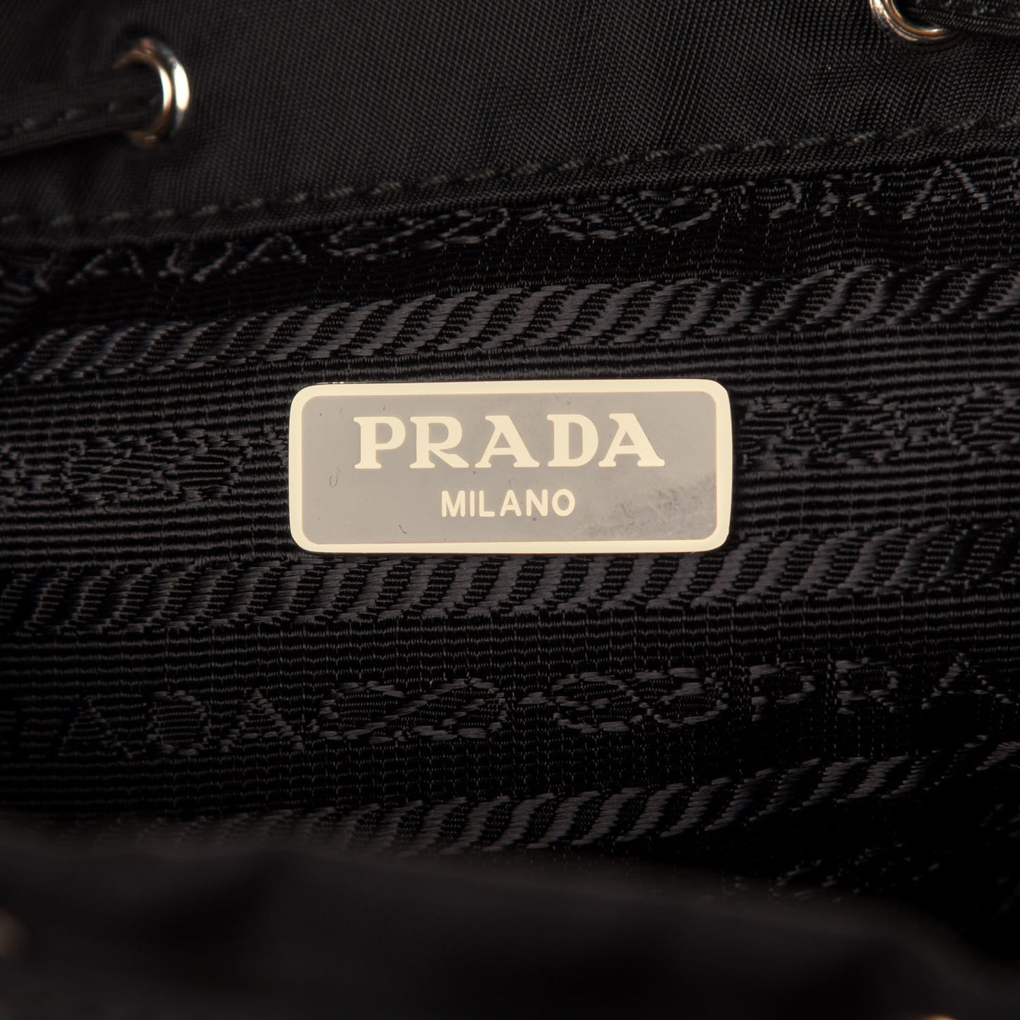 Nylon Vela Mini Crossbody Backpack Black