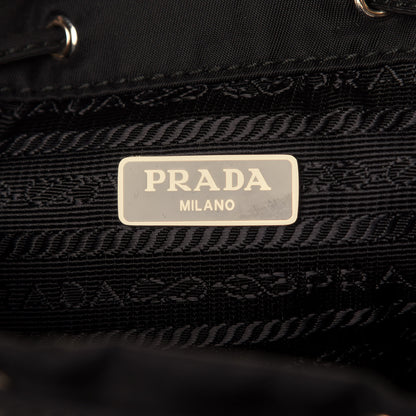 Prada Nylon Vela Mini Crossbody Backpack Black 5 of 10