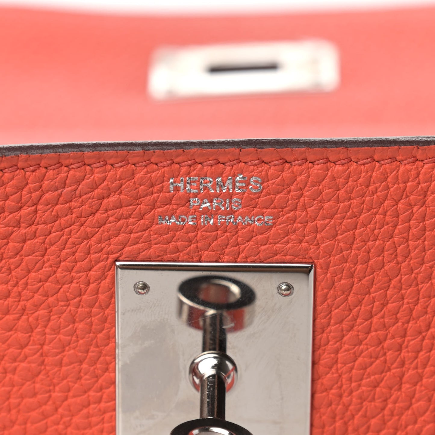 Togo Kelly Retourne 28 Poppy Orange