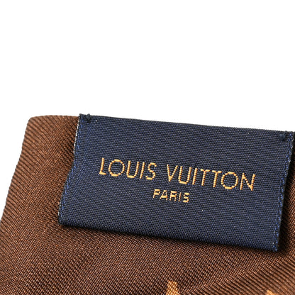 Louis Vuitton Silk Monogram Confidential Bandeau Brown 3 of 3