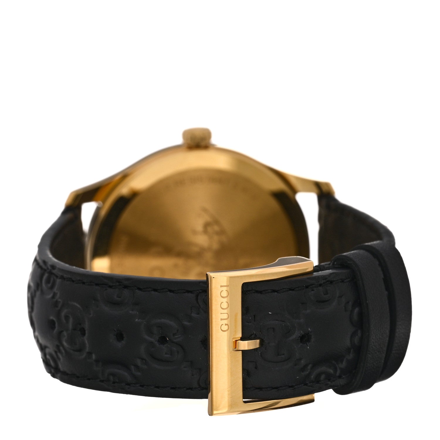 Gucci Stainless Steel Calfskin 38mm G-Timeless Quartz Watch Black 3 of 4