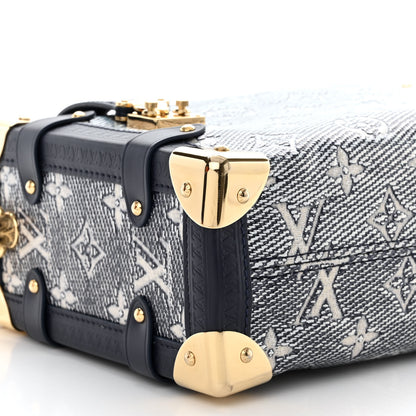 Louis Vuitton Monoglam Side Trunk MM Blue 8 of 9