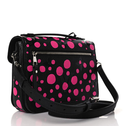 Louis Vuitton LV x YK Empreinte Monogram Giant Pochette Metis Black Fuchsia 3 of 9