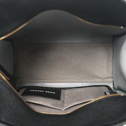 Marc Jacobs Grained Calfskin Medium The Tote Bag Black 5 of 9