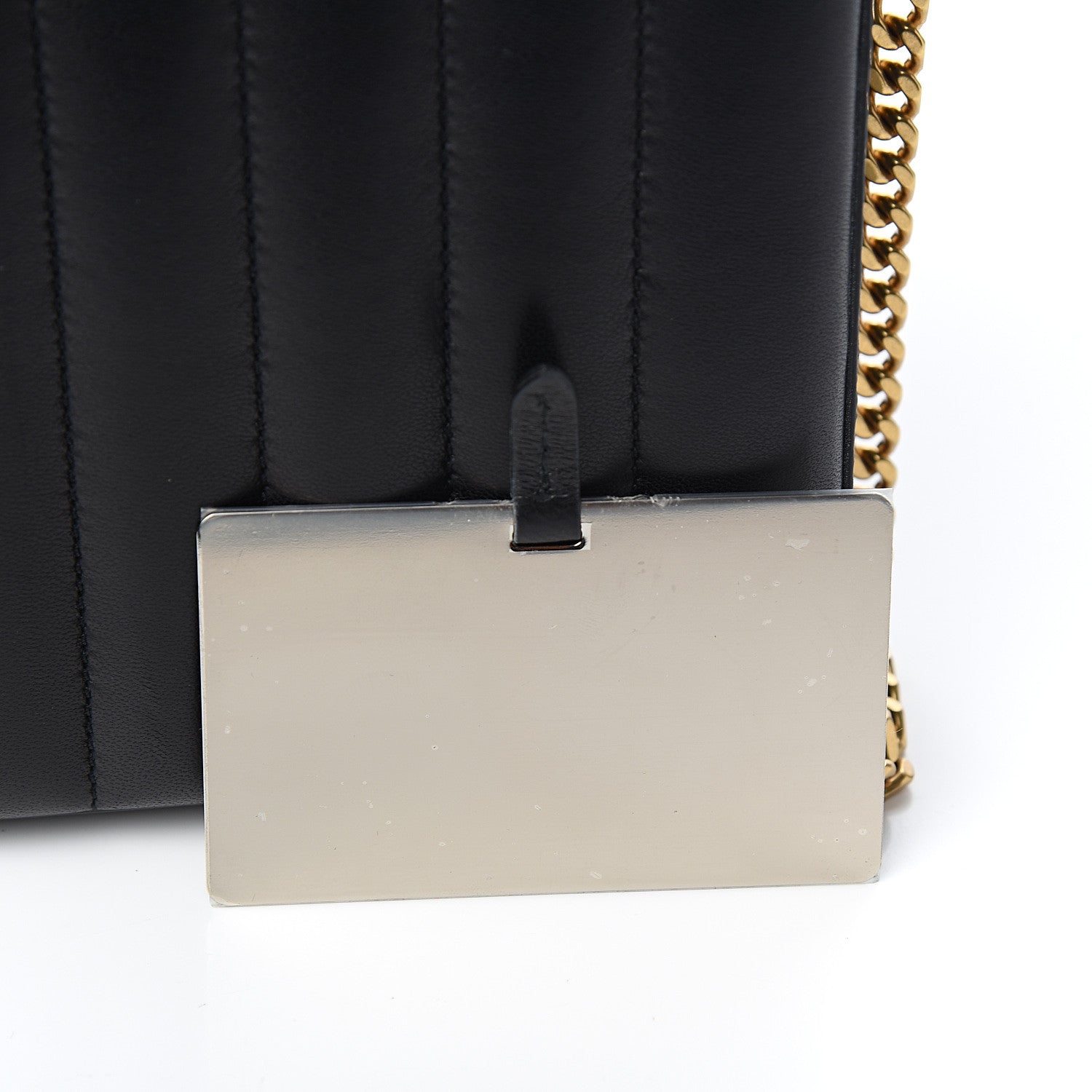 Saint Laurent Lambskin Matelasse Nan Box Shoulder Bag Black 9 of 9