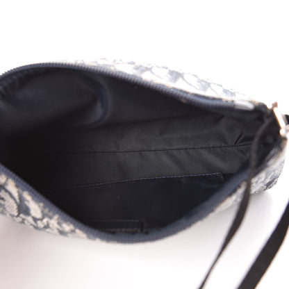 Christian Dior Monogram Shoulder Bag Pochette Blue 5 of 10