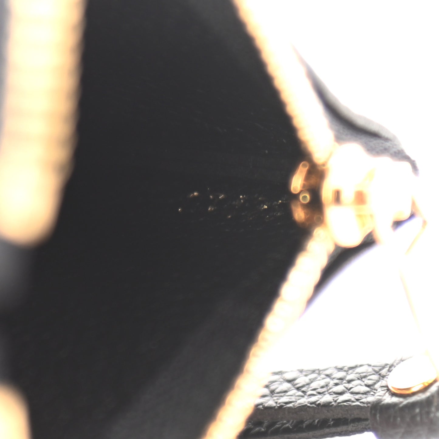 Empreinte Monogram Giant Key Pouch Black Beige