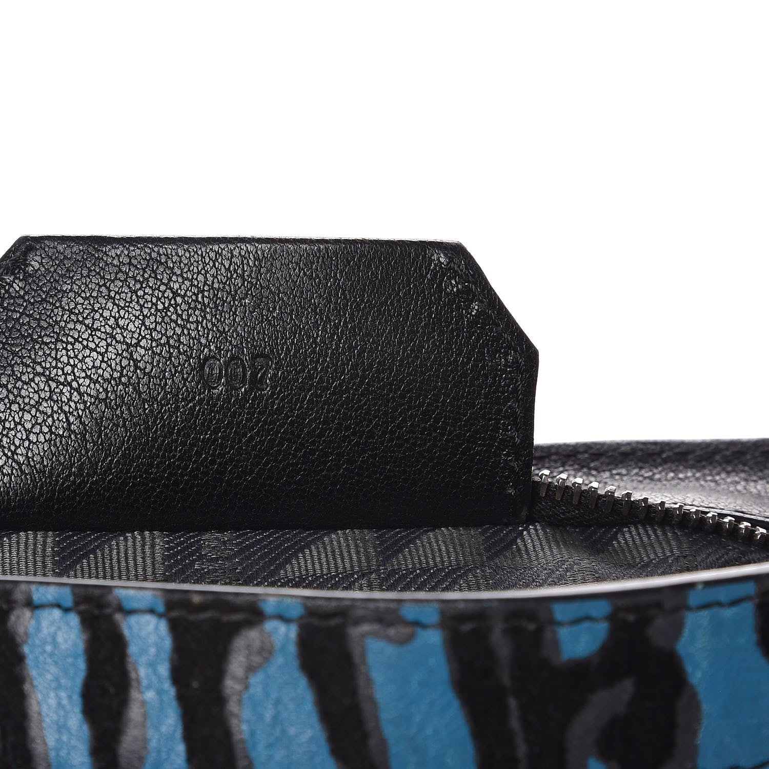 Proenza Schouler Lambskin Velvet Medium Woodgrain PS1 Satchel Teal Black 8 of 17