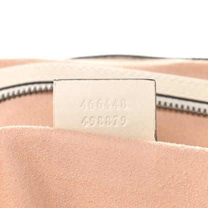 Gucci Calfskin Matelasse Maxi GG Marmont Top Handle Shoulder Bag Mystic White 7 of 12