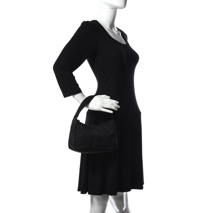 Prada Tessuto Nylon Sport Shoulder Bag Black 2 of 13