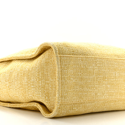 Chanel Woven Straw Raffia Large Deauville Tote Light Yellow 8 of 9