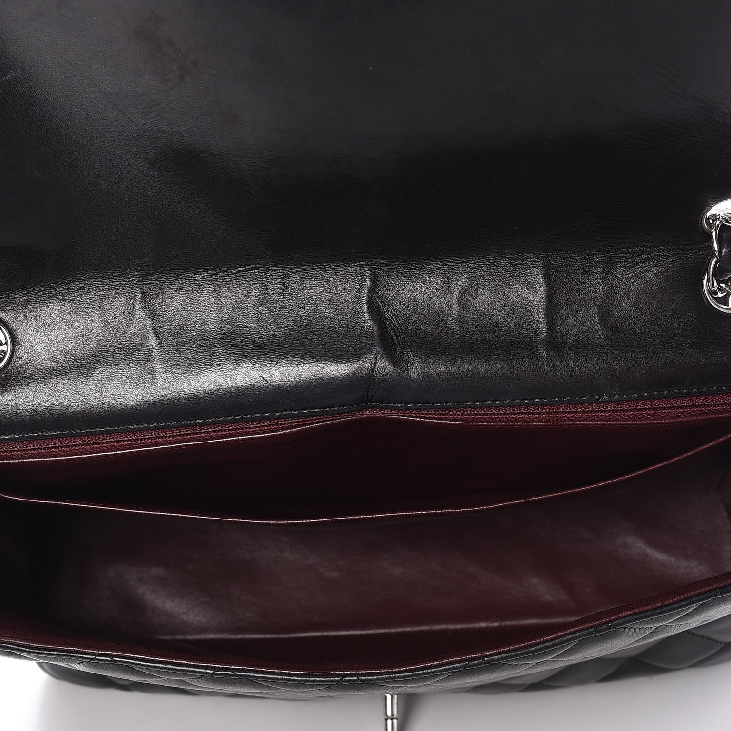 Chanel Lambskin Quilted Maxi Single Flap Black 7 of 12