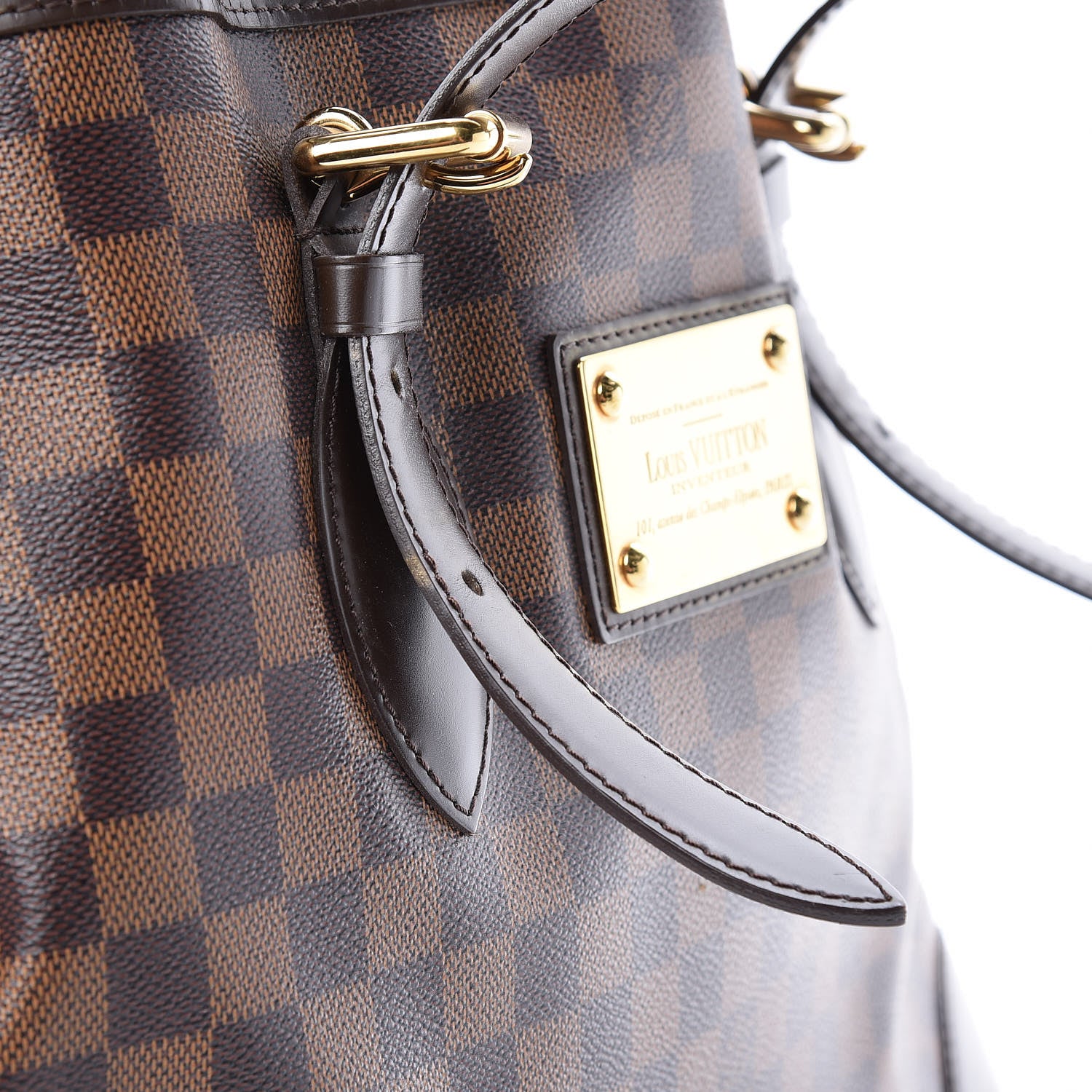 Louis Vuitton Damier Ebene Hampstead MM 11 of 18