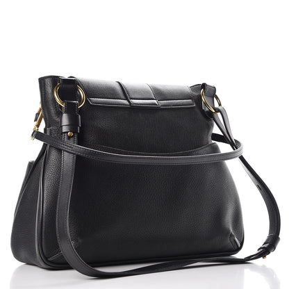 Chloe Grained Lambskin Calfskin Medium Lexa Shoulder Bag Black 4 of 22