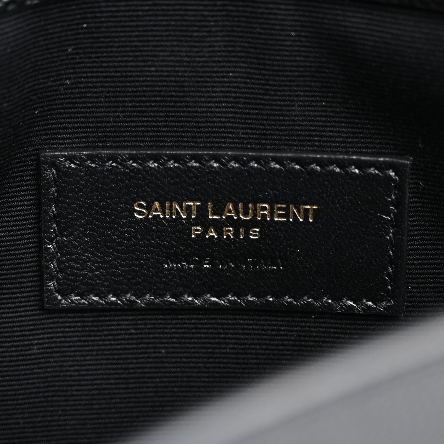 Saint Laurent Grain De Poudre Uptown Pouch Black 6 of 8