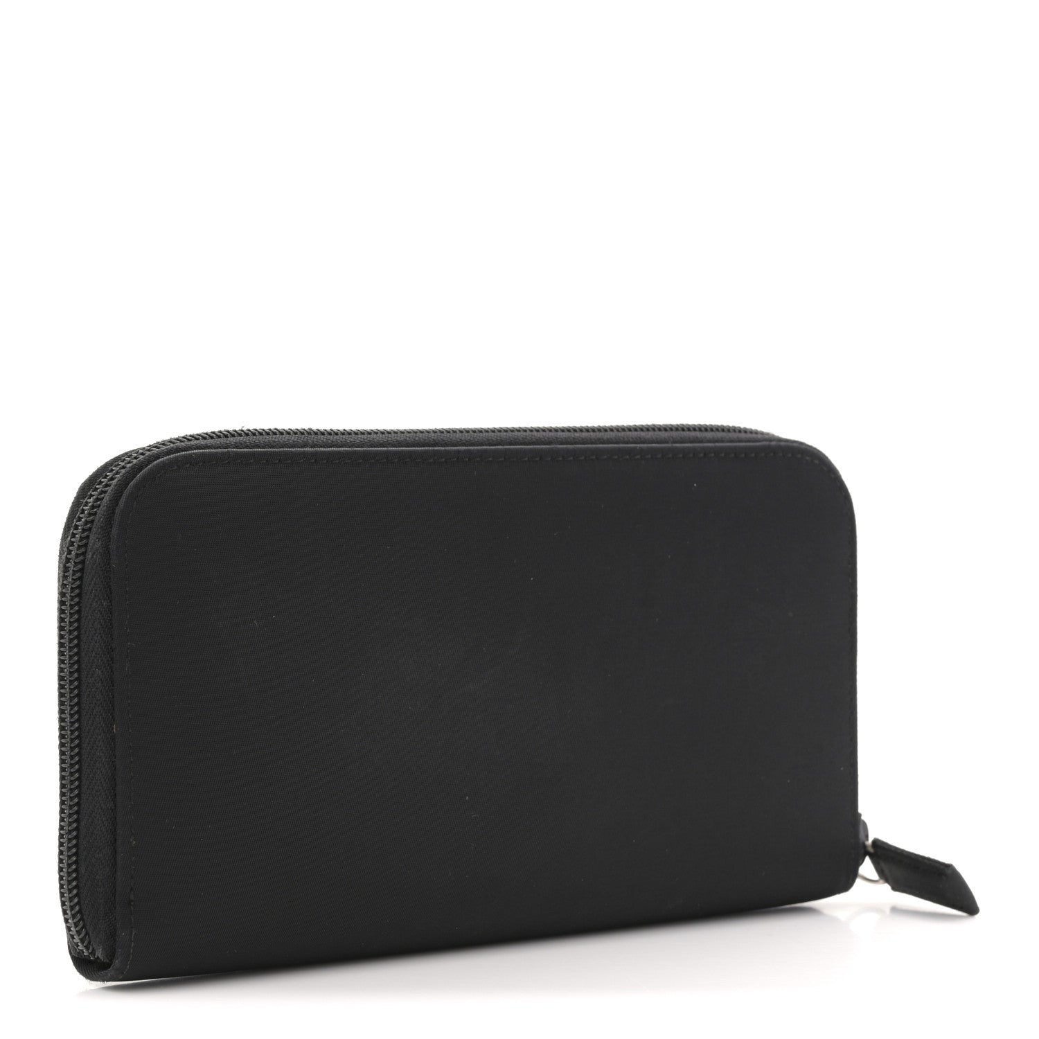 Prada Tessuto Nylon Zip Around Wallet Black 3 of 7