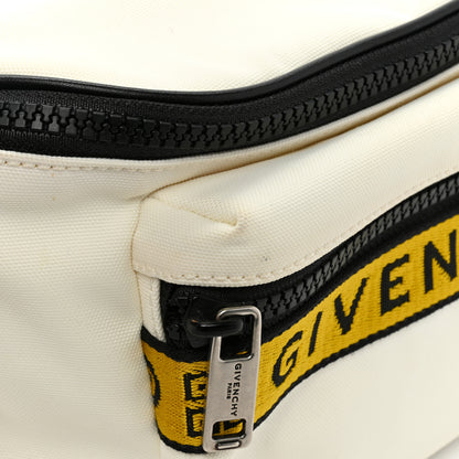 Givenchy Canvas Logo Belt Bag White Yellow 13 of 14