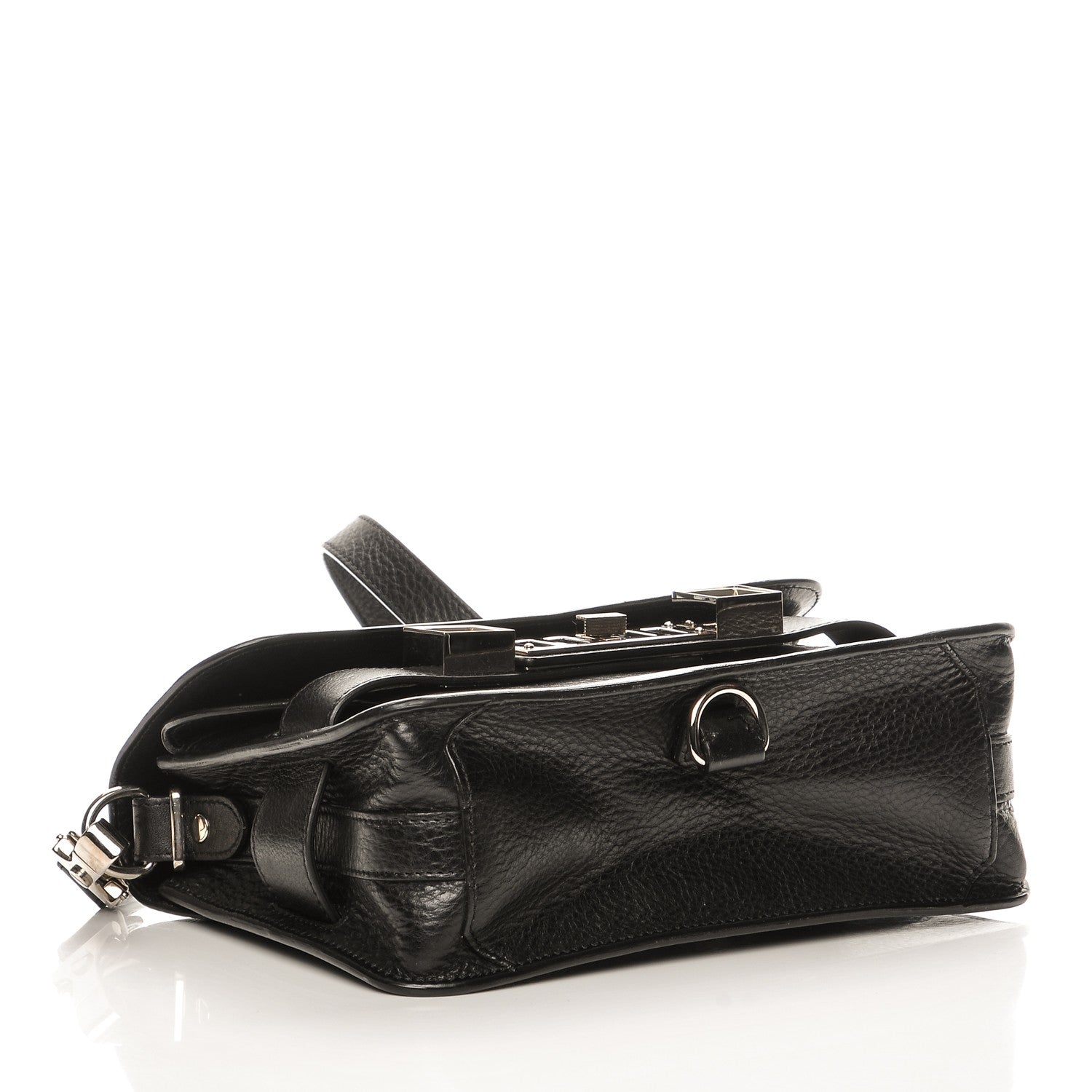 Proenza Schouler Textured Calfskin Mini PS11 Classic Shoulder Bag Black 4 of 7