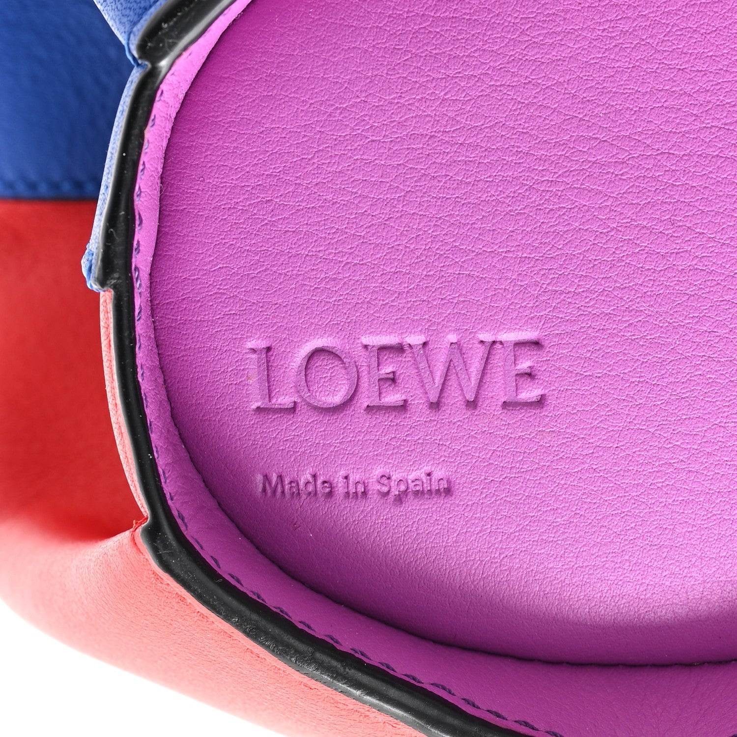 Loewe Calfskin Mini Elephant Crossbody Bag Rainbow Multicolor 6 of 8