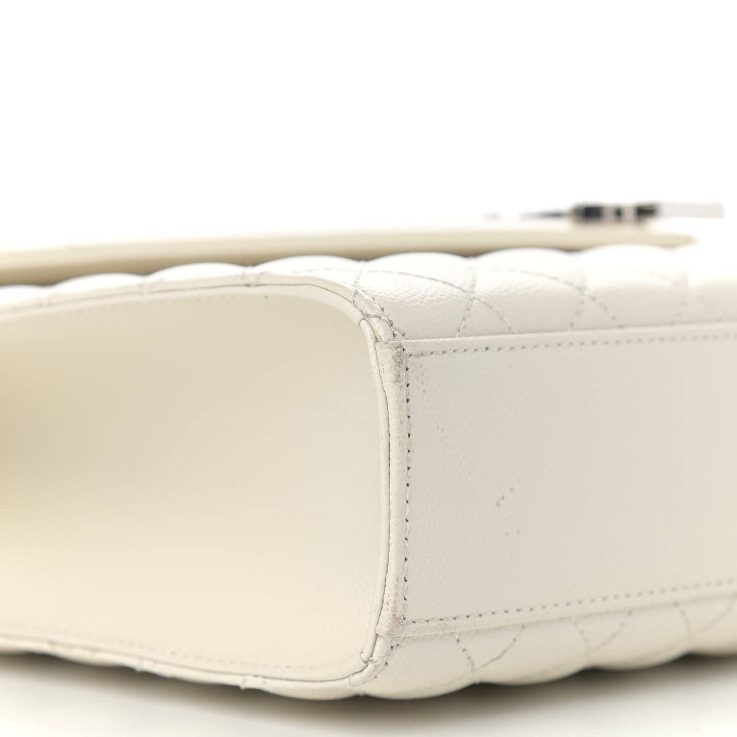 Grain De Poudre Large Tri-Quilt Monogram Satchel Porcellana