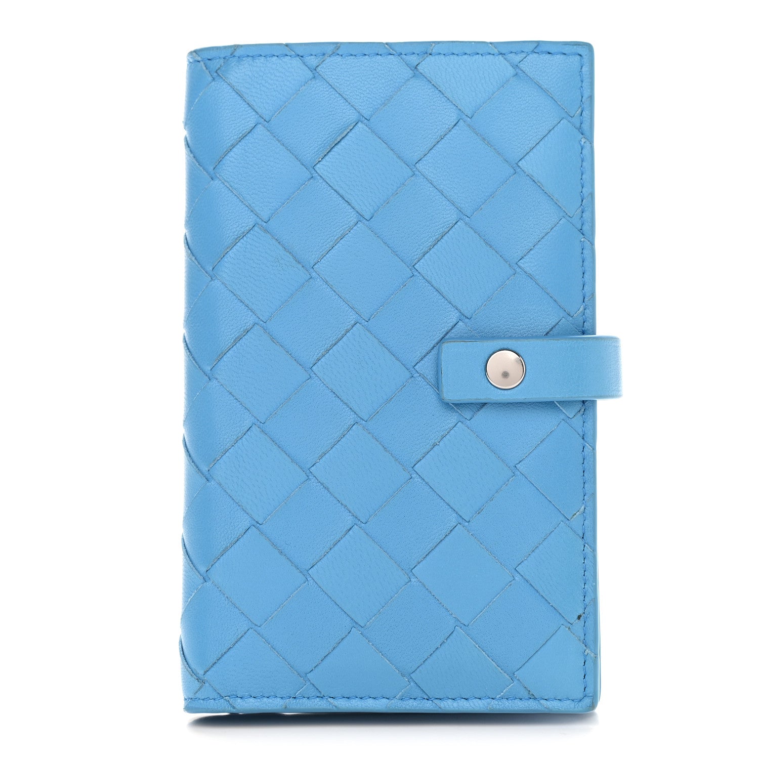 Bottega Veneta Nappa Intrecciato Bifold Zip Wallet Swimming Pool 1 of 6