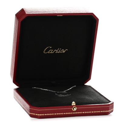 Cartier 18K White Gold LOVE Pendant Necklace 4 of 4