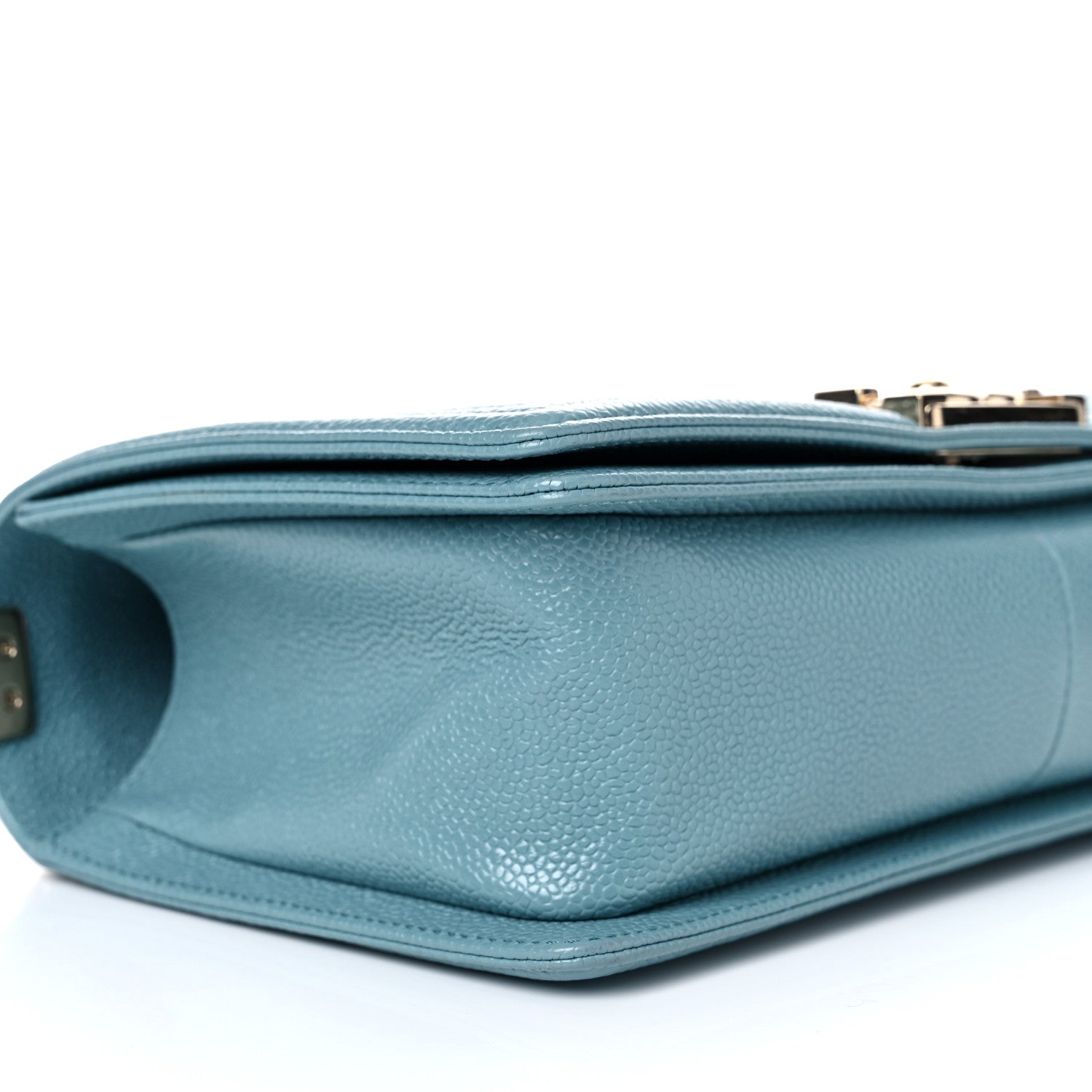Chanel Caviar Quilted Medium Boy Flap Light Blue 8 of 10