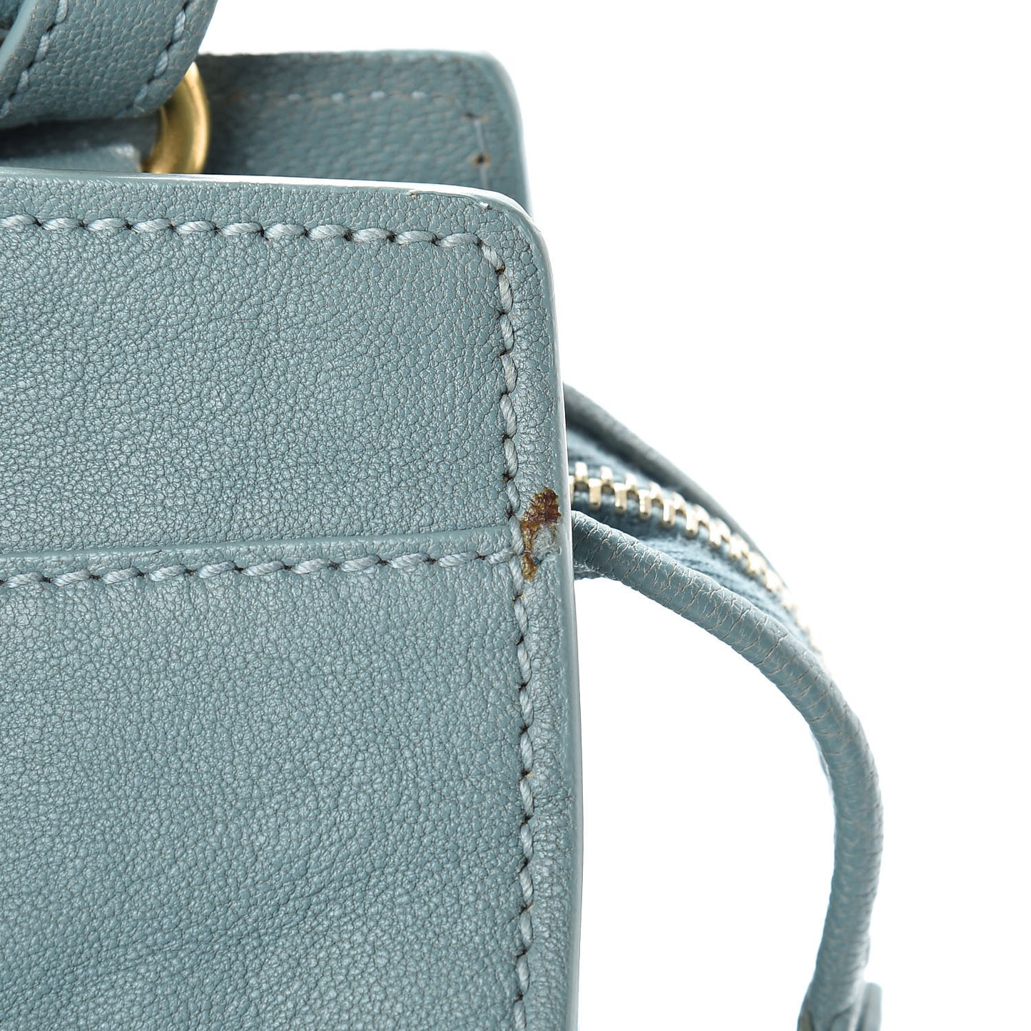 Sheepskin Small Cabas ChYc Blue Glacier