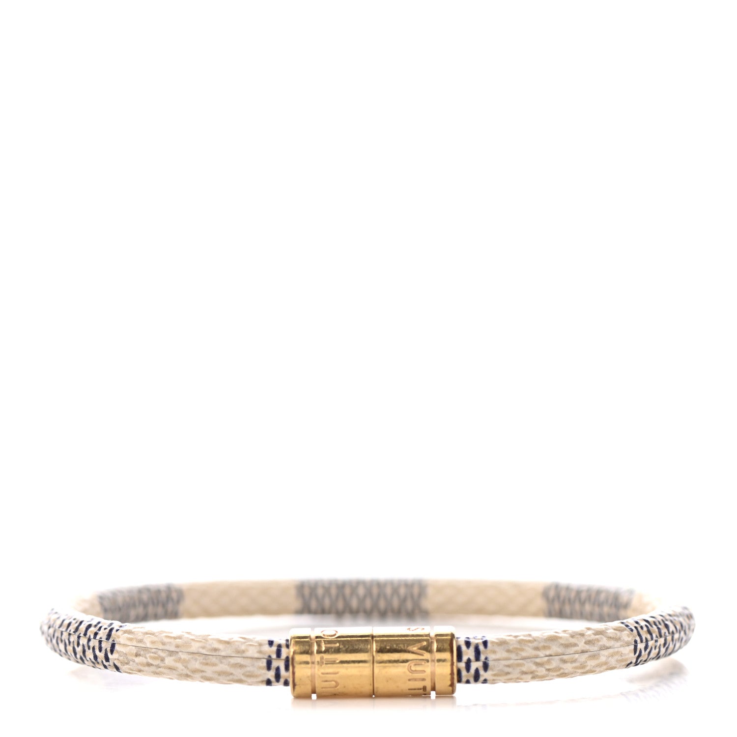 Louis Vuitton Damier Azur Keep It Bracelet 17 1 of 5